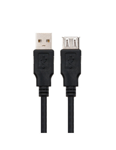 Nanocable CABLE USB 2.0, TIPO A M-A H, NEGRO, 1.0 M
