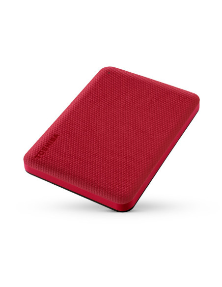 Toshiba Canvio Advance disco duro externo 4 TB 2.5" USB tipo A 2.0 3.2 Gen 1 (3.1 Gen 1) Rojo