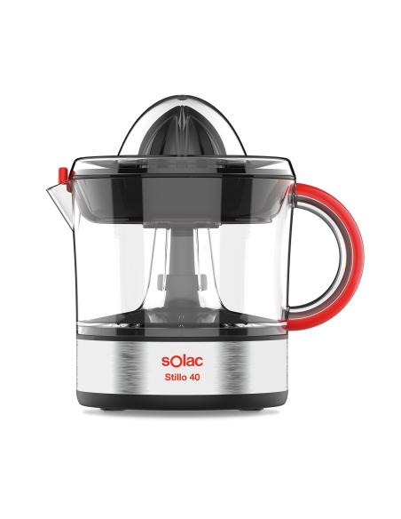 Solac Stillo 40 prensa de cÍ­tricos eléctricos 0,7 L 40 W Negro, Plata