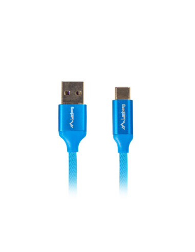 Lanberg CA-USBO-22CU-0005-BL cable USB USB 2.0 0,5 m USB A USB C Azul