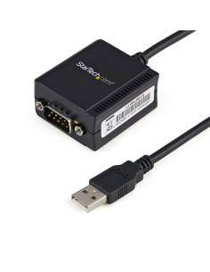 StarTech.com Cable 1,8m USB a Puerto Serie Serial RS232 DB9 con Retención del Puerto de Asignación COM