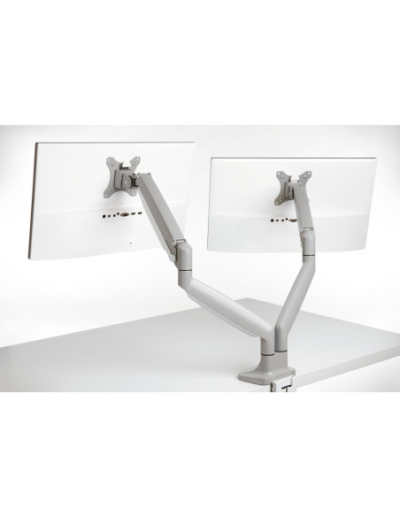 Kensington Brazo SmartFit de altura ajustable con un toque para dos monitores