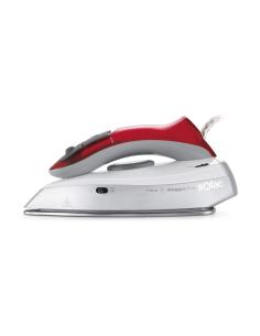 Solac Viaggio Pro Plancha vapor-seco Suela de acero inoxidable 1100 W Gris, Rojo