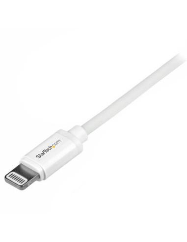 StarTech.com Cable 1m Lightning 8 Pin a USB A 2.0 para Apple iPod iPhone 5 iPad - Blanco
