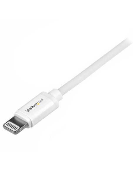StarTech.com Cable 1m Lightning 8 Pin a USB A 2.0 para Apple iPod iPhone 5 iPad - Blanco