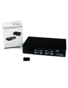 StarTech.com Conmutador Switch Profesional KVM 4 Puertos Vídeo VGA - USB - Hasta 1920x1440
