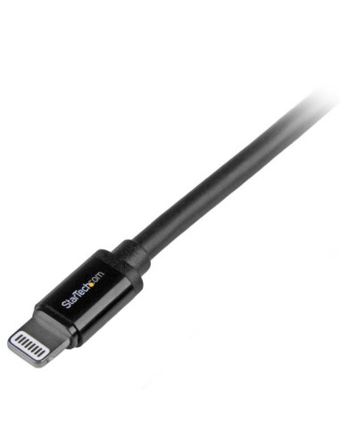 StarTech.com Cable 2m Lightning 8 Pin a USB A 2.0 para Apple iPod iPhone 5 iPad - Negro