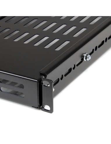 StarTech.com Estante Bandeja Fijo para Gabinete Rack de Servidores con Profundidad Ajustable