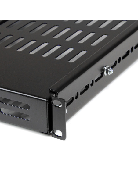 StarTech.com Estante Bandeja Fijo para Gabinete Rack de Servidores con Profundidad Ajustable