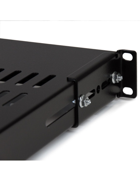 StarTech.com Estante Bandeja Fijo para Gabinete Rack de Servidores con Profundidad Ajustable