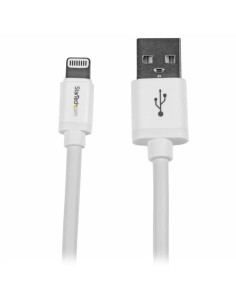StarTech.com Cable de 2m Lightning de 8 Pin a USB A 2.0 para Apple iPod iPhone 5 iPad - Blanco