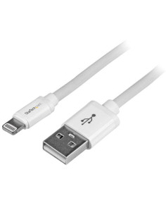 StarTech.com Cable de 2m Lightning de 8 Pin a USB A 2.0 para Apple iPod iPhone 5 iPad - Blanco 2