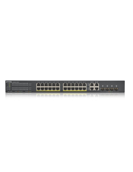 Zyxel GS1920-24HPV2 Gestionado Gigabit Ethernet (10 100 1000) Energía sobre Ethernet (PoE) Negro