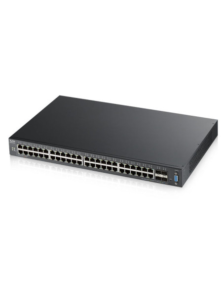 Zyxel XGS2210-52 Gestionado L2 Gigabit Ethernet (10 100 1000) 1U Negro