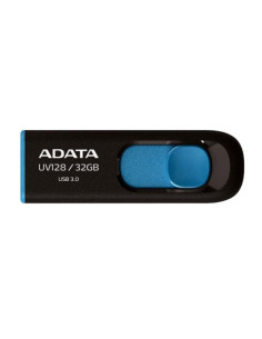 ADATA DashDrive UV128 128GB unidad flash USB USB tipo A 3.2 Gen 1 (3.1 Gen 1) Negro, Azul 2