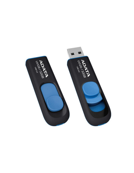ADATA DashDrive UV128 128GB unidad flash USB USB tipo A 3.2 Gen 1 (3.1 Gen 1) Negro, Azul