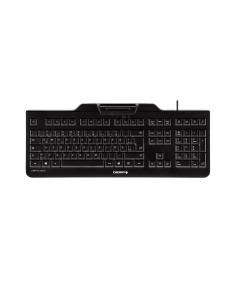 CHERRY KC 1000 SC teclado Oficina USB QWERTZ Alemán Negro