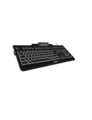 CHERRY KC 1000 SC teclado Oficina USB QWERTZ Alemán Negro