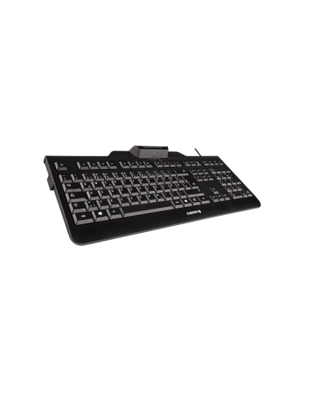 CHERRY KC 1000 SC teclado Oficina USB QWERTZ Alemán Negro