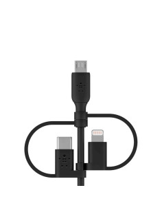 Belkin BOOST CHARGE cable USB 1 m USB A USB C Micro-USB B Lightning Negro 2