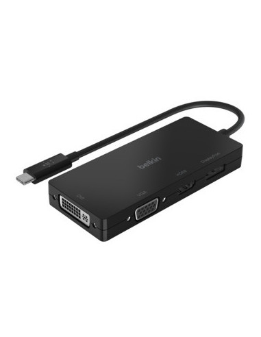 Belkin AVC003BTBK base para portátil y replicador de puertos Alámbrico USB 3.2 Gen 1 (3.1 Gen 1) Type-C Negro