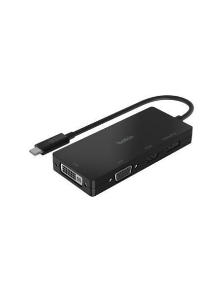 Belkin AVC003BTBK base para portátil y replicador de puertos Alámbrico USB 3.2 Gen 1 (3.1 Gen 1) Type-C Negro