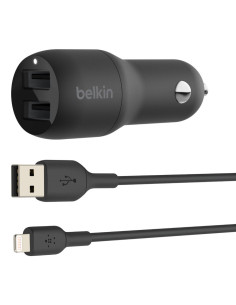 Belkin Boost Charge Universal Negro Encendedor de cigarrillos Auto