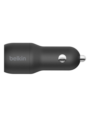 Belkin BoostCharge Smartphone Negro Encendedor de cigarrillos Auto