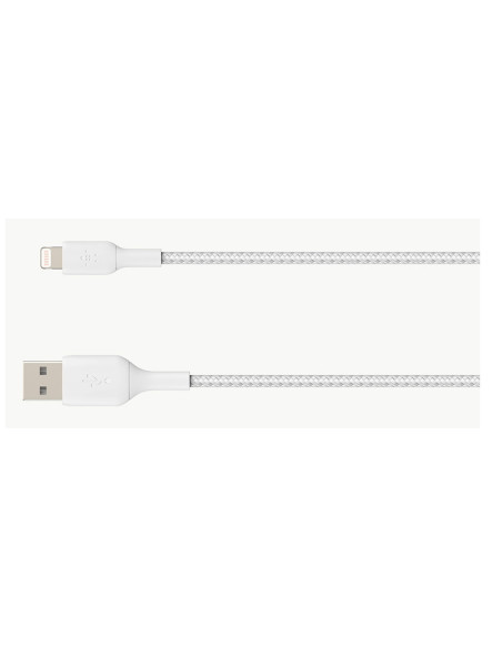 Belkin CAA002BT2MWH cable de conector Lightning 2 m Blanco