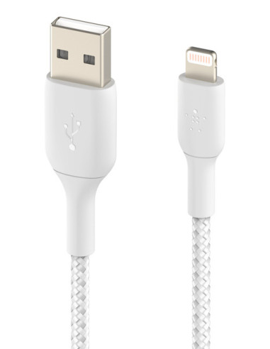 Belkin CAA002BT2MWH cable de conector Lightning 2 m Blanco