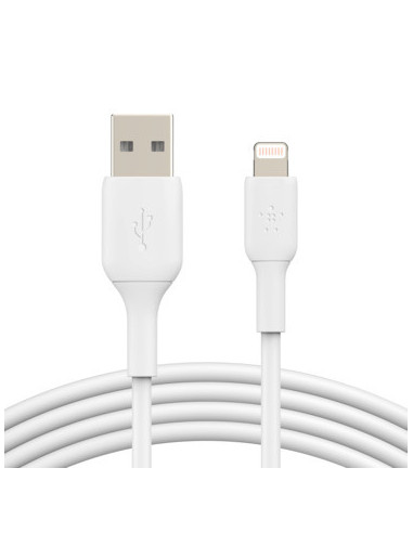 Belkin CAA001BT3MWH cable de conector Lightning 3 m Blanco