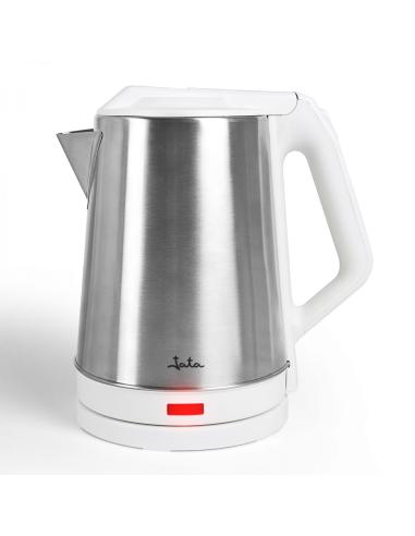 JATA JEHA1723 tetera eléctrica 2 L 1500 W Acero inoxidable, Blanco