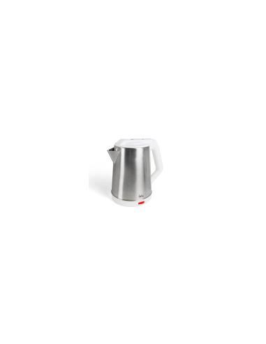 JATA JEHA1723 tetera eléctrica 2 L 1500 W Acero inoxidable, Blanco