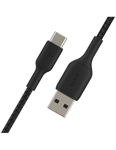 Belkin CAB002BT3MBK cable USB 3 m USB A USB C Negro