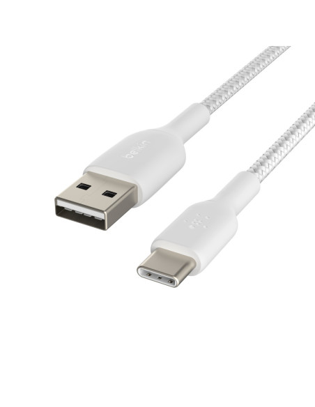 Belkin CAB002BT1MWH cable USB 1 m USB A USB C Blanco