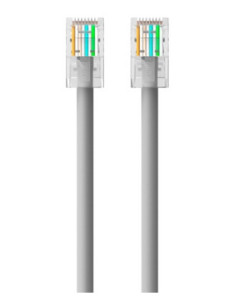 Belkin RJ45-RJ45, Cat6, 10m cable de red Gris