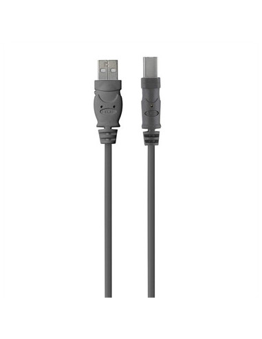 Belkin USB 2.0 A - USB 2.0 B, 3m cable USB USB A USB B Gris