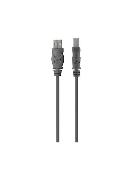 Belkin USB 2.0 A - USB 2.0 B, 3m cable USB USB A USB B Gris