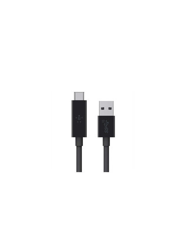 Belkin USB-A - USB-C, 0.9m cable USB USB 3.2 Gen 2 (3.1 Gen 2) 0,9 m USB A USB C Negro