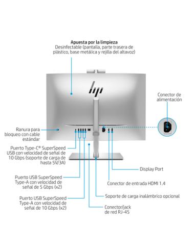 HP EliteOne 840 G9 Intel® Core™ i5 i5-13500 60,5 cm (23.8") 1920 x 1080 Pixeles PC todo en uno 16 GB DDR5-SDRAM 512 GB SSD Windo