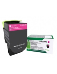 Lexmark 71B20M0 cartucho de tóner 1 pieza(s) Original Magenta