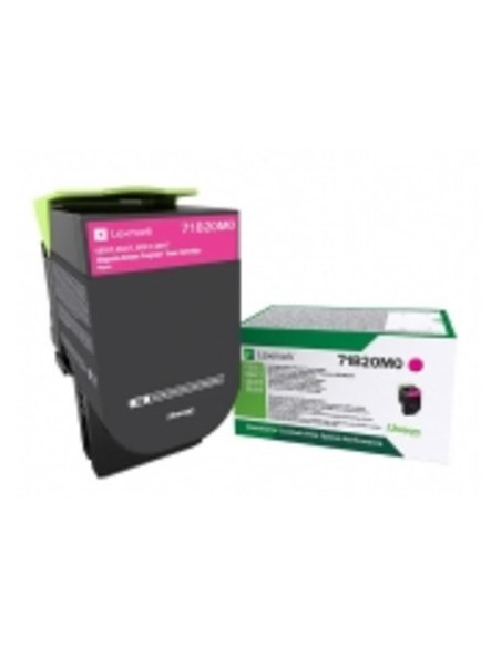 Lexmark 71B20M0 cartucho de tóner 1 pieza(s) Original Magenta