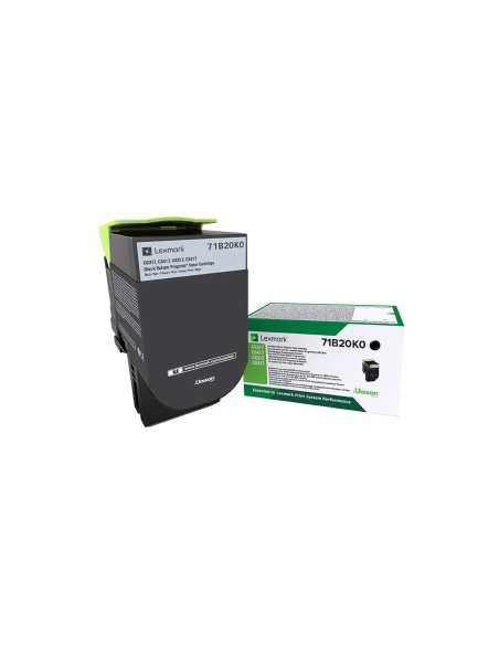 Lexmark 71B20K0 cartucho de tóner 1 pieza(s) Original Negro