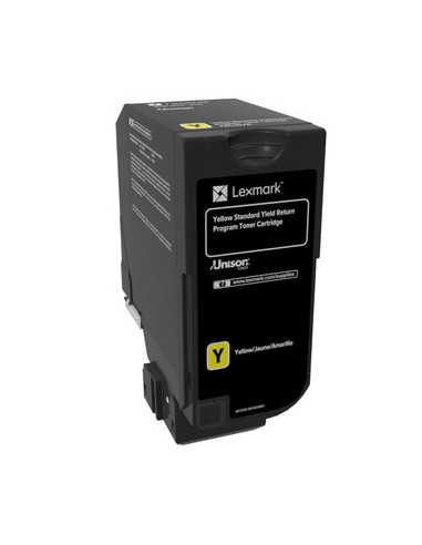 Lexmark 74C2SY0 cartucho de tóner 1 pieza(s) Original Amarillo