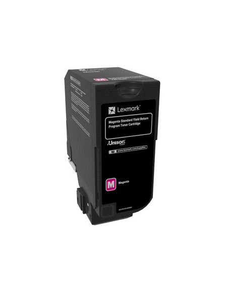 Lexmark 74C2SM0 cartucho de tóner 1 pieza(s) Original Magenta