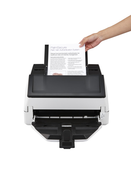 Ricoh fi-7600 Alimentador automático de documentos (ADF) + escáner de alimentación manual 600 x 600 DPI A3 Negro, Blanco