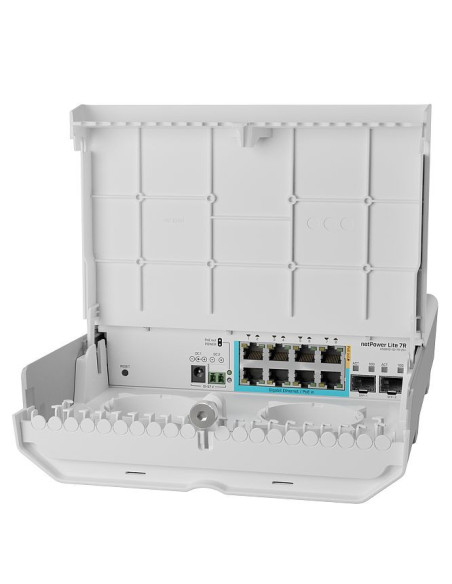 Mikrotik netPower Lite 7R Gigabit Ethernet (10 100 1000) Energía sobre Ethernet (PoE) Blanco