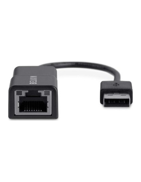 Belkin F4U047BT cambiador de género para cable RJ-45 USB 2.0 Type-A Negro