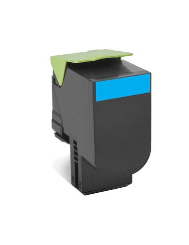 Lexmark 80C2XCE cartucho de tóner 1 pieza(s) Original Cian