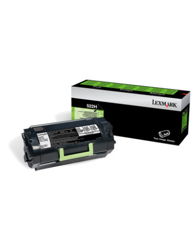 Lexmark 522H cartucho de tóner 1 pieza(s) Original Negro